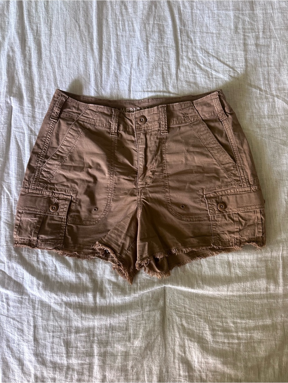Brown Cargo Shorts